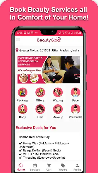 Play BeautyGlad - Salon at Home as an online game BeautyGlad - Salon at Home with UptoPlay