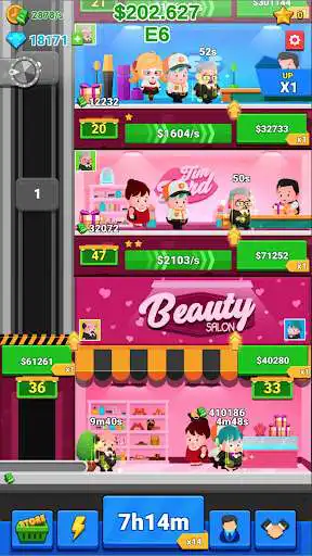 Play Beauty, Inc. Idle Money Click as an online game Beauty, Inc. Idle Money Click with UptoPlay