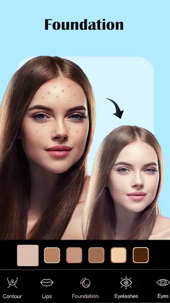 Play Beauty Makeup & Face Retouch as an online game Beauty Makeup & Face Retouch with UptoPlay