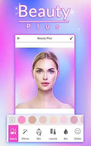 Play Beauty Plus - Makeup Selfi Camera 2020 as an online game Beauty Plus - Makeup Selfi Camera 2020 with UptoPlay