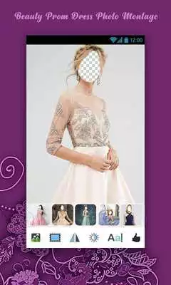 Play Beauty Prom Dress Photo Montage