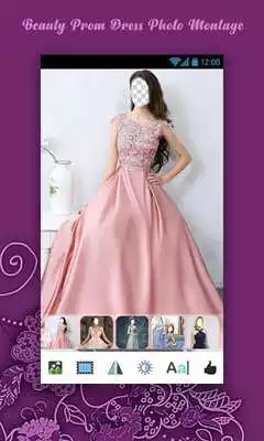 Play Beauty Prom Dress Photo Montage