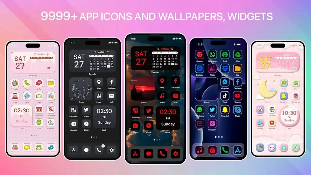 Play BeautyTheme: Icons  Widgets  and enjoy BeautyTheme: Icons  Widgets with UptoPlay