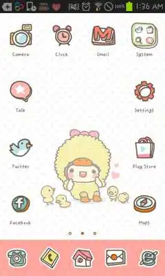 Play BeBe(Chick) Go Launcher theme Play BeBe(Chick) Go Launcher theme