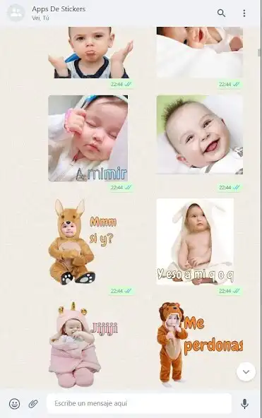 Play Bebes tiernos Stickers Animado  and enjoy Bebes tiernos Stickers Animado with UptoPlay