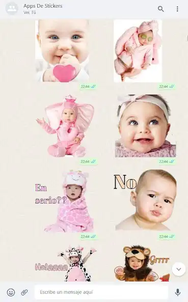 Play Bebes tiernos Stickers Animado as an online game Bebes tiernos Stickers Animado with UptoPlay