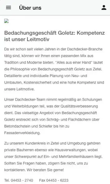 Play Bedachungsgeschäft Goletz as an online game Bedachungsgeschäft Goletz with UptoPlay