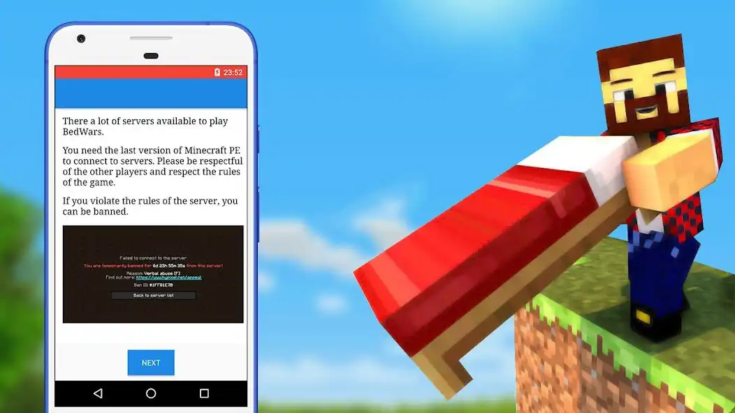 Play Bed Battle Maps for MCPE as an online game Bed Battle Maps for MCPE with UptoPlay