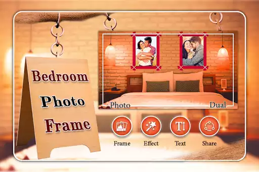 Play Bedroom Dual Photo Frame  and enjoy Bedroom Dual Photo Frame with UptoPlay
