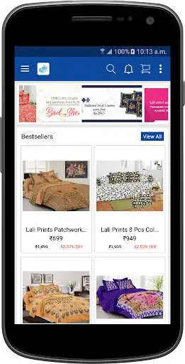 Play Bedsheetbazaar - Home Furnishing Shopping  and enjoy Bedsheetbazaar - Home Furnishing Shopping with UptoPlay