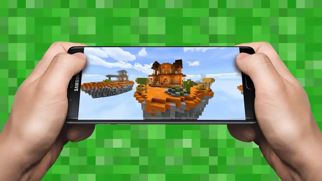 Play Bedwars Skywars Map Minecraft as an online game Bedwars Skywars Map Minecraft with UptoPlay