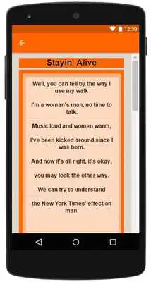 Play Bee Gees Top Lyrics