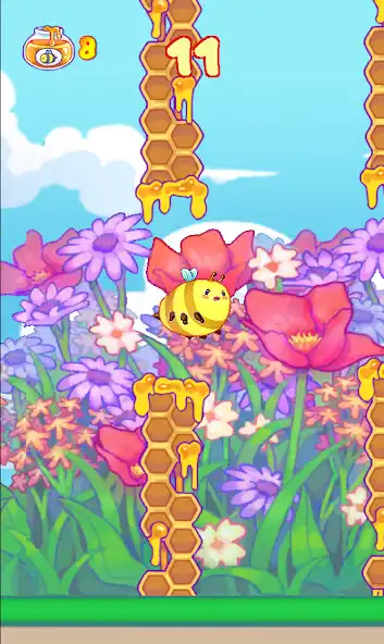 Play Bee Happy! as an online game Bee Happy! with UptoPlay