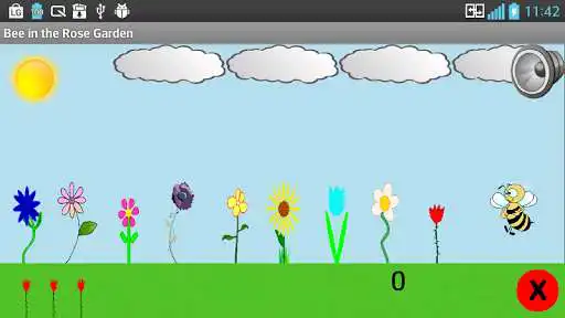 Play Bee in the Rose Garden as an online game Bee in the Rose Garden with UptoPlay