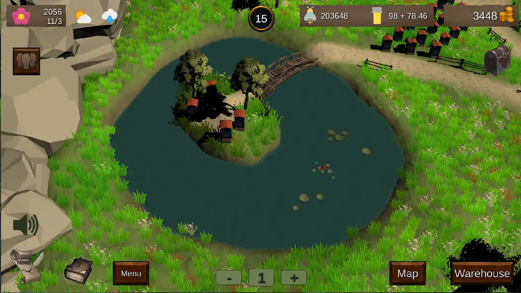 Play Beekeeper farm as an online game Beekeeper farm with UptoPlay