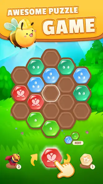 Play Bee Merge - Honey Hex Puzzle  and enjoy Bee Merge - Honey Hex Puzzle with UptoPlay