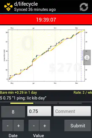 Play Beeminder as an online game Beeminder with UptoPlay