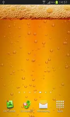 Play Beer  Battery level LWP