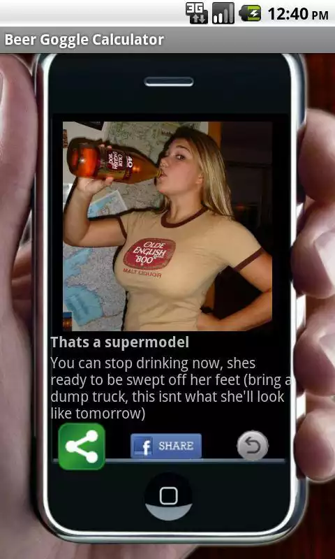 Play Beer Goggle Calculator