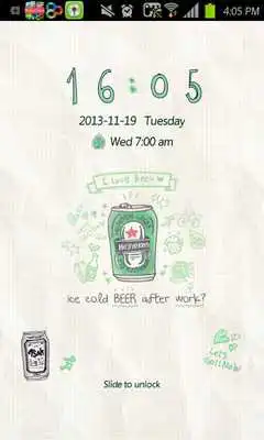 Play Beer go locker theme