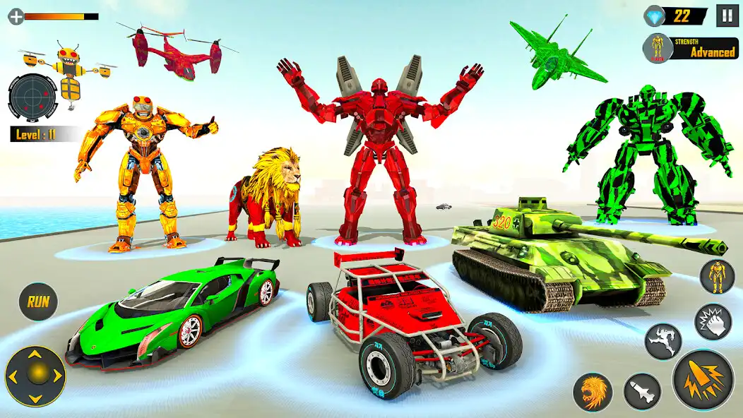 Play Bee Robot Car Game: Robot Game as an online game Bee Robot Car Game: Robot Game with UptoPlay
