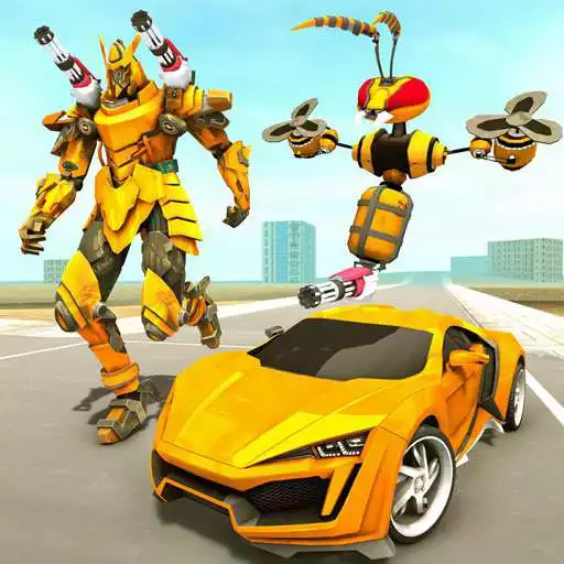 Play Bee Robot Car Transformation APK
