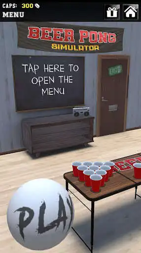 Play Beer Pong Simulator as an online game Beer Pong Simulator with UptoPlay