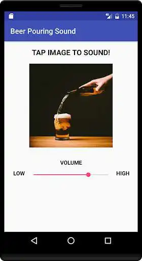 Play Beer Pouring Sound as an online game Beer Pouring Sound with UptoPlay
