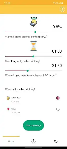 Play BeerTime - Drinking Calculator as an online game BeerTime - Drinking Calculator with UptoPlay