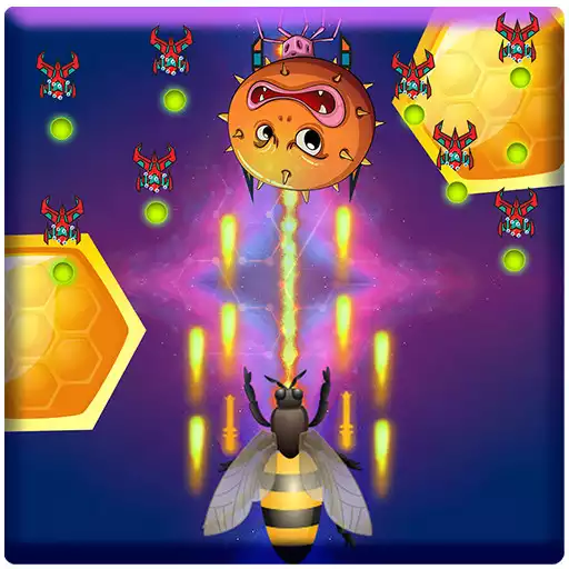 Play Bees Space Shooter Galaxy Invader: Attack Shooting APK