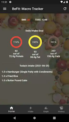Play BeFit: Macro Tracker as an online game BeFit: Macro Tracker with UptoPlay