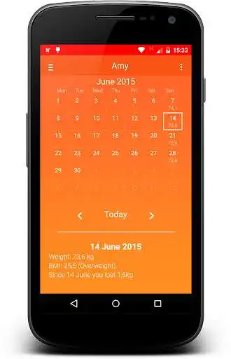 Play Be Fit - Weight Tracker as an online game Be Fit - Weight Tracker with UptoPlay
