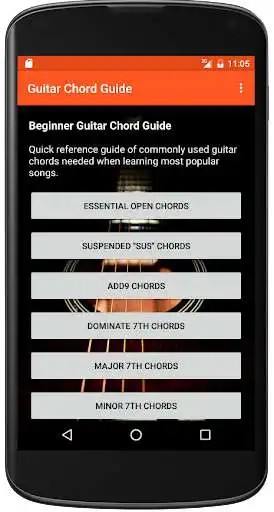 Play Beginner Guitar Chord Guide  and enjoy Beginner Guitar Chord Guide with UptoPlay