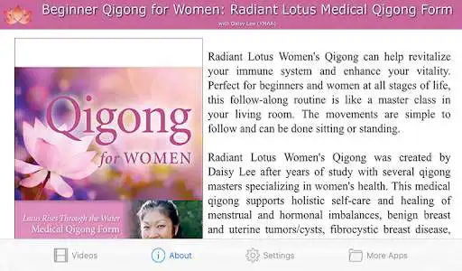 Play Beginner Qigong for Women 3 (YMAA) as an online game Beginner Qigong for Women 3 (YMAA) with UptoPlay