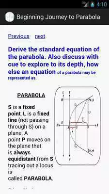 Play Beginning Journey to parabola