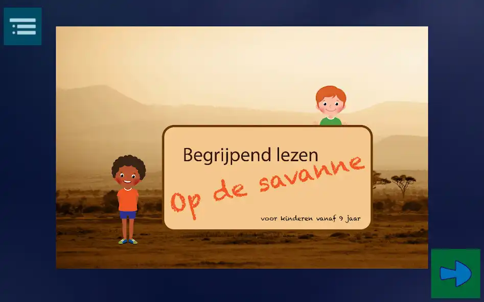 Play Begrijpend Lezen "De savanne"  and enjoy Begrijpend Lezen "De savanne" with UptoPlay