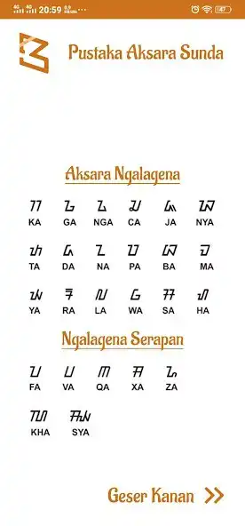 Play Belajar Aksara Sunda (BEAS) as an online game Belajar Aksara Sunda (BEAS) with UptoPlay