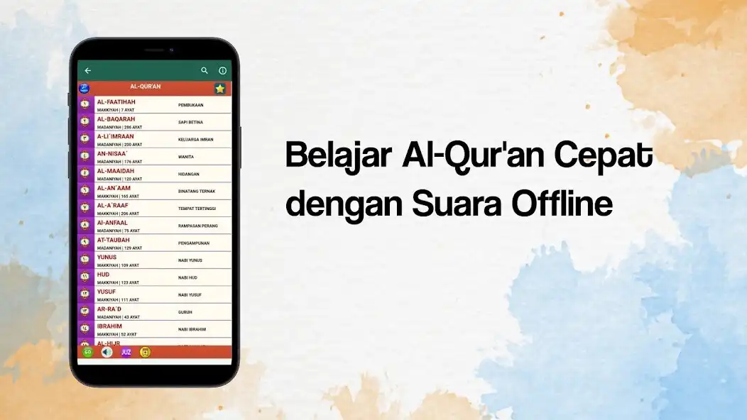 Play Belajar Al-Quran Cepat + Suara as an online game Belajar Al-Quran Cepat + Suara with UptoPlay