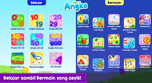 Play Belajar Angka + Suara as an online game Belajar Angka + Suara with UptoPlay