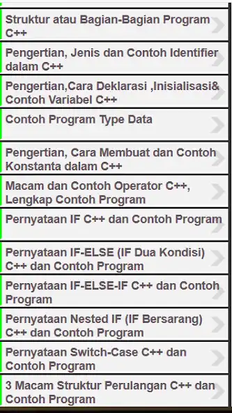 Play Belajar Bahasa C++ as an online game Belajar Bahasa C++ with UptoPlay