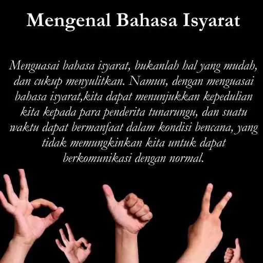 Play Belajar Bahasa Isyarat APK