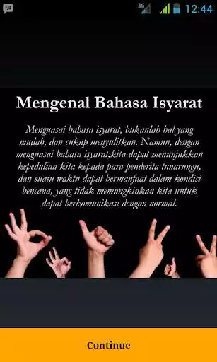 Play Belajar Bahasa Isyarat  and enjoy Belajar Bahasa Isyarat with UptoPlay