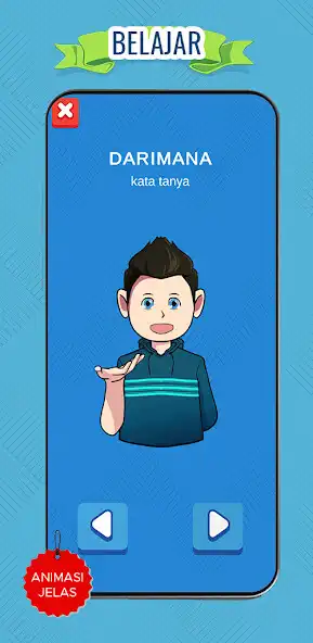 Play Belajar BISINDO as an online game Belajar BISINDO with UptoPlay