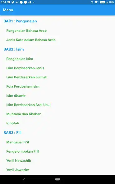 Play Belajar Dasar Nahwu Sharaf as an online game Belajar Dasar Nahwu Sharaf with UptoPlay