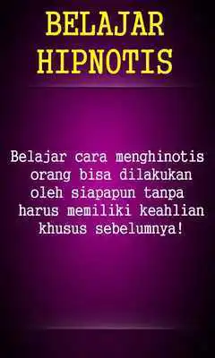 Play Belajar Hipnotis sendiri