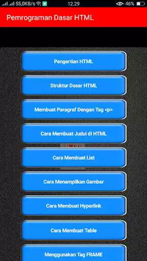 Play Belajar HTML Dasar