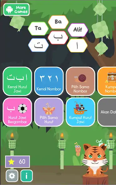 Play Belajar Huruf Jawi Alif Ba Ta  and enjoy Belajar Huruf Jawi Alif Ba Ta with UptoPlay