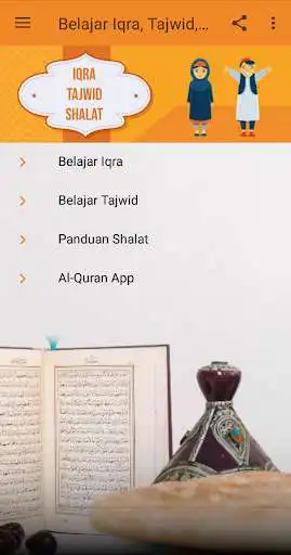 Play Belajar Iqra, Tajwid, dan Shalat Anak  and enjoy Belajar Iqra, Tajwid, dan Shalat Anak with UptoPlay