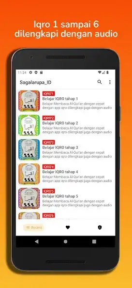 Play Belajar IQRO 1-6 + Audio  and enjoy Belajar IQRO 1-6 + Audio with UptoPlay