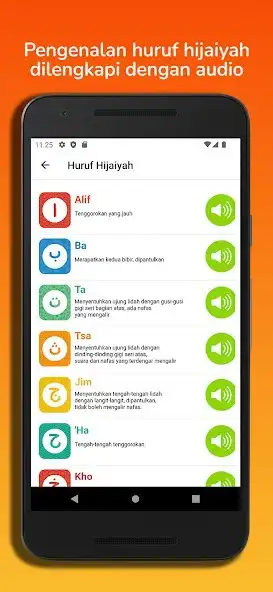 Play Belajar IQRO 1-6 + Audio as an online game Belajar IQRO 1-6 + Audio with UptoPlay